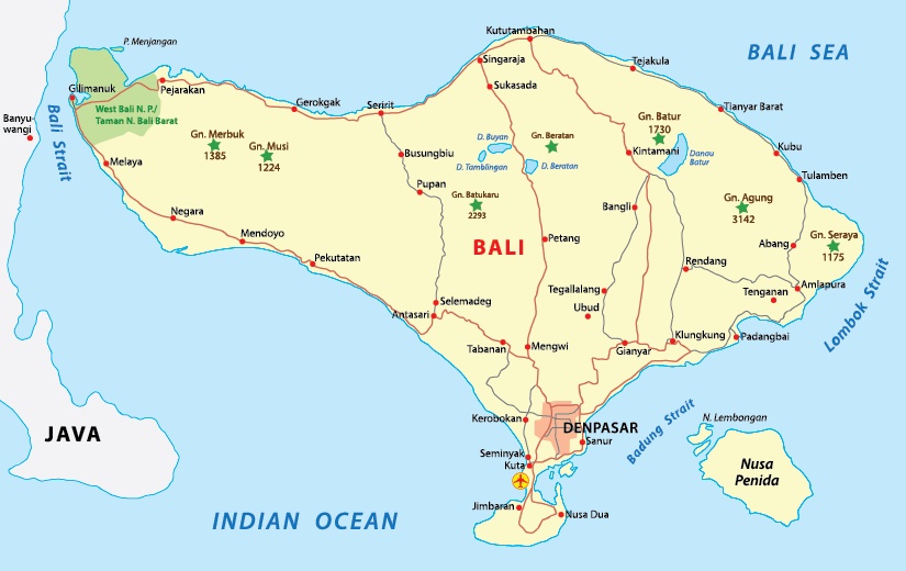 Bali Haritası